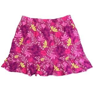 Purple floral skirt rachel roy